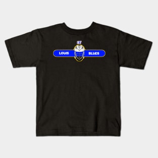 St louis blues helm Kids T-Shirt